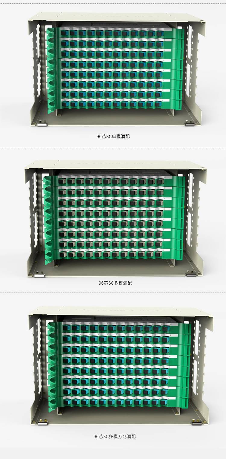 胜为96芯ODF光纤配线架 高效部署与品质管理的首选方案